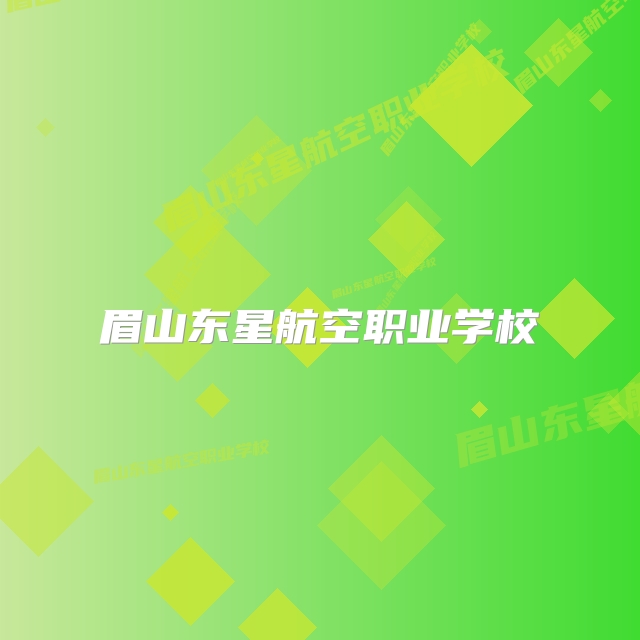 眉山东星航空职业学校